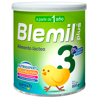 Blemil Plus 3 Optimum - Preparado lácteo en polvo, desde los 12 meses, 800  g : : Alimentación y bebidas